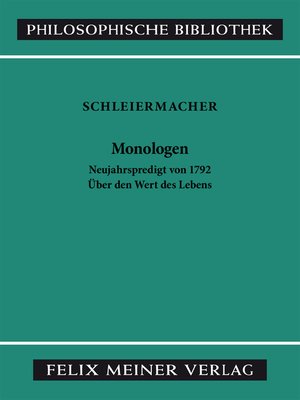 cover image of Monologen